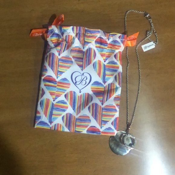 Brighton Neptune’s Rings Shell Short Necklace. NWT - Picture 2 of 3